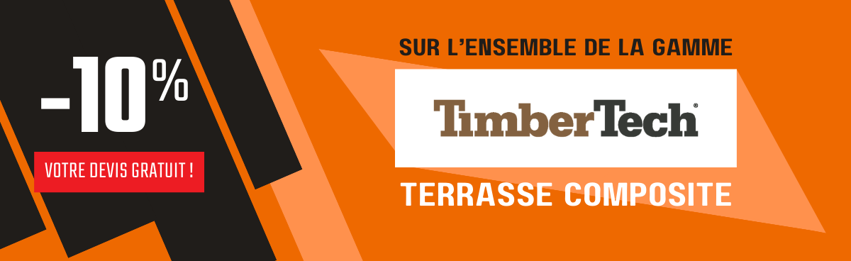 Promotion TimberTech Terrasse Composite