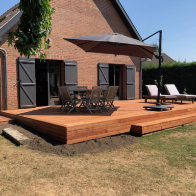 Terrasse bois exotique MERBAU