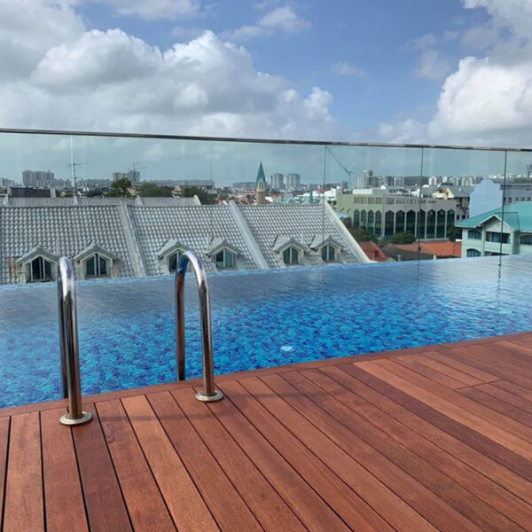 Terrasse bois exotique MERBAU