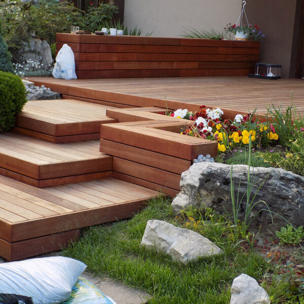 Terrasse bois exotique MERBAU