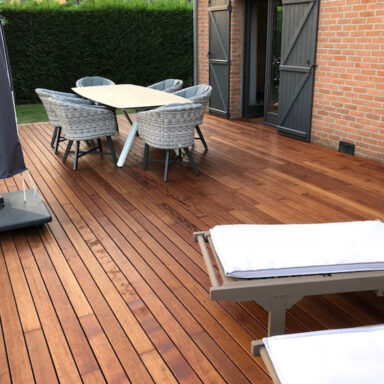 Terrasse bois exotique MERBAU