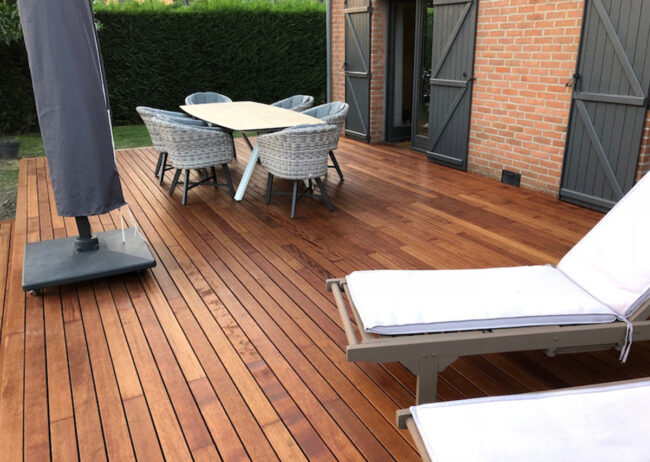 Terrasse bois exotique MERBAU
